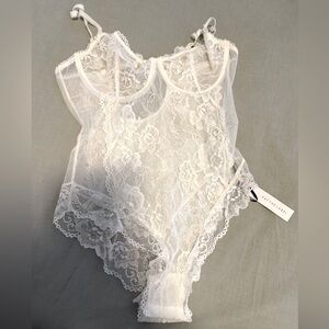 "Kat The Label" women's lace bodysuit